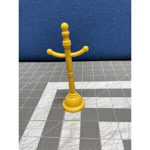 Fisher Price Loving Family Yellow Coat Tree Rack Replacement Part Piece